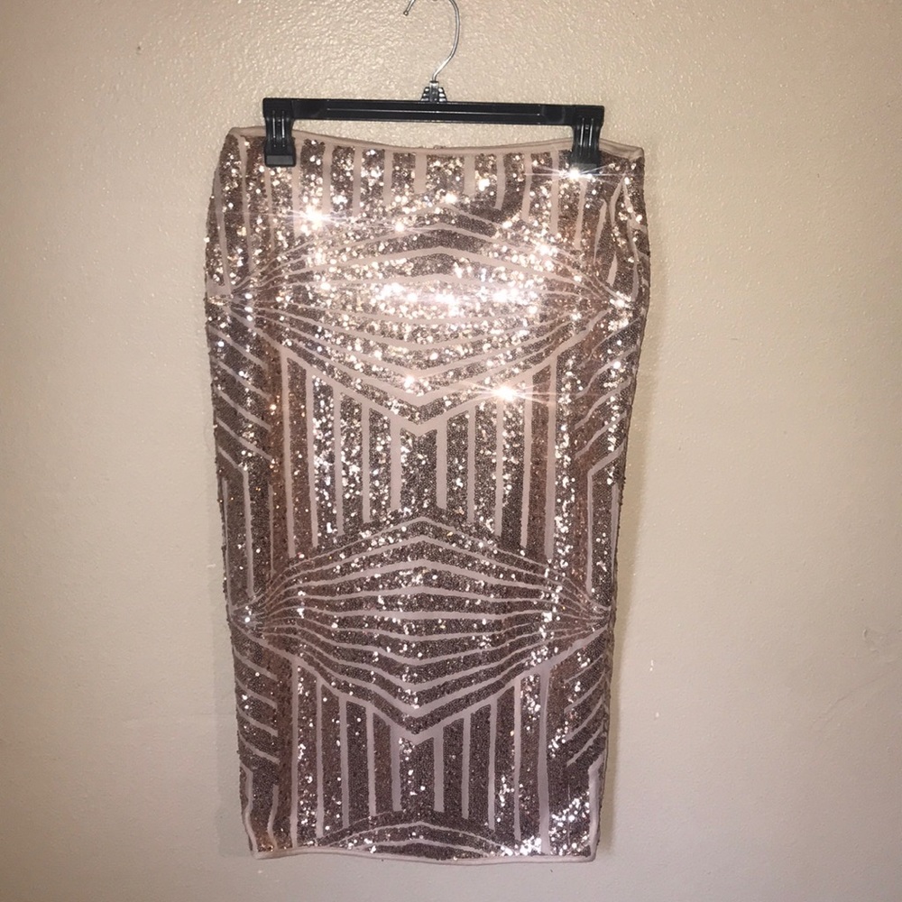 Rose Gold Sequin
